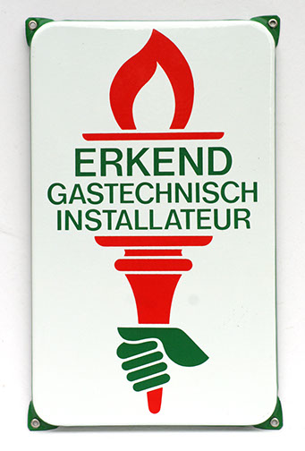 Emaille Clubbord Harley Davidson