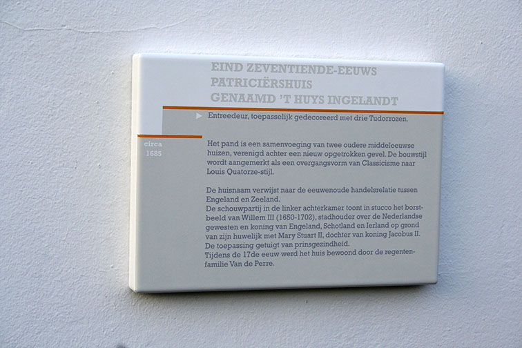 Emaille Monumentenbord