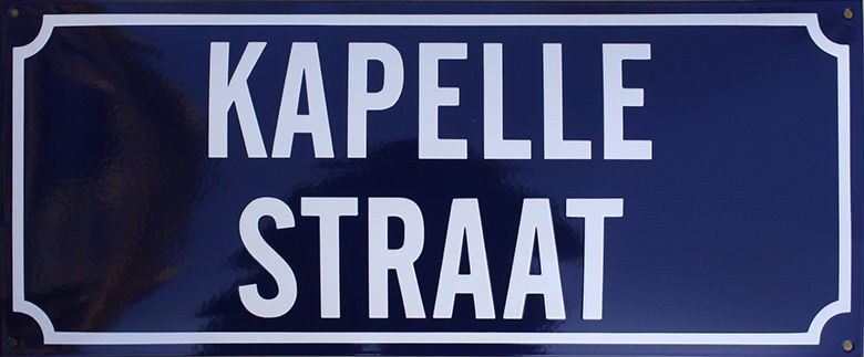 Emaille Straatnaambord