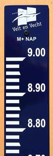 Emaille Peilschaal Modern Velt en Vecht